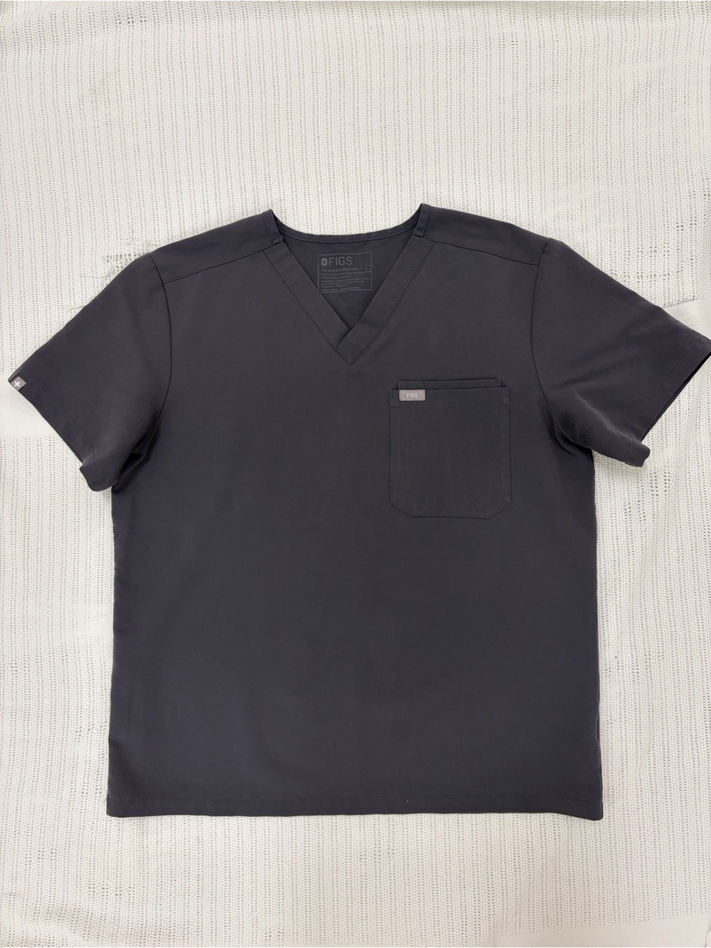 Figs Men's Top Large Gray